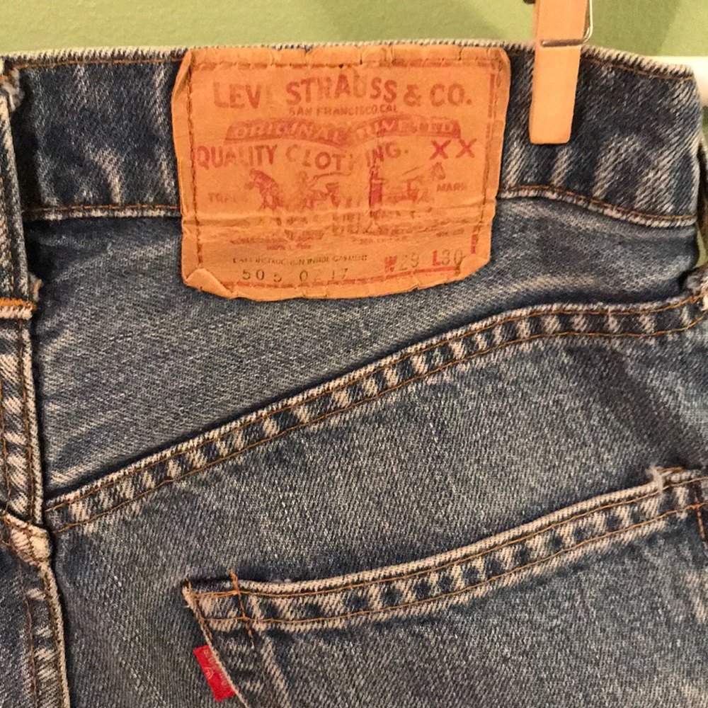 Vintage Levi denim shorts